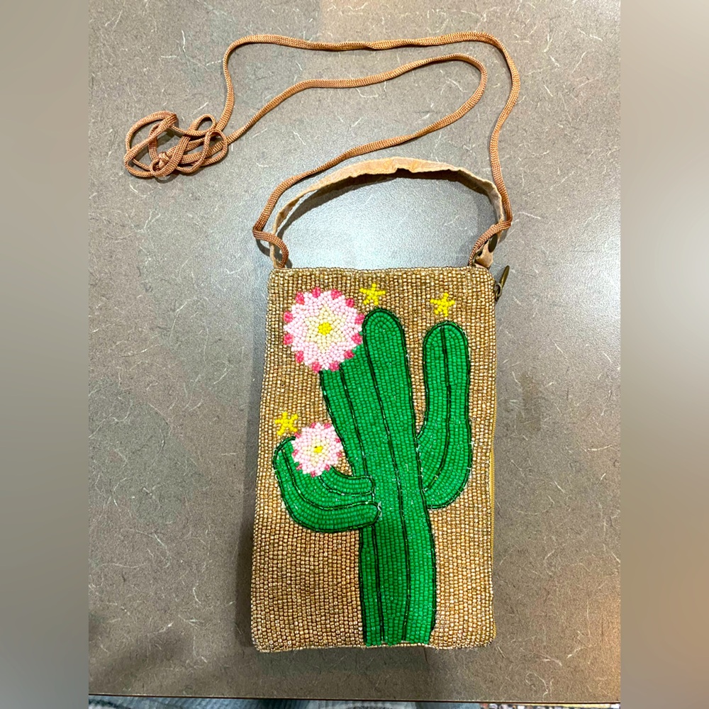 Bamboo Trading Company Small Beaded Purse